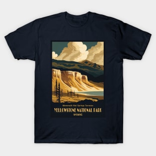 Yellowstone National Park Vintage Travel Poster T-Shirt